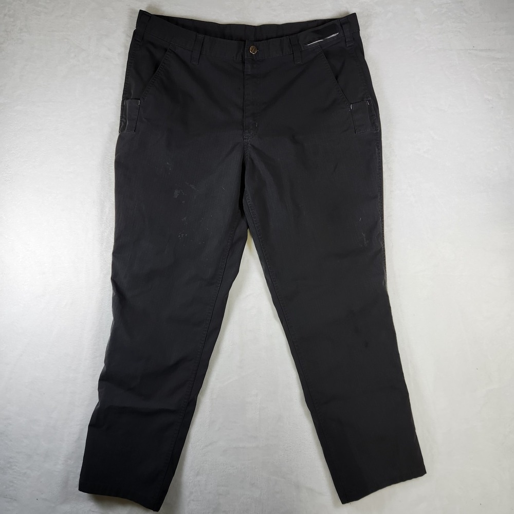 Carhartt Relaxed Fit Work Pants 38x30 Charcoal Utility Pockets Durable Workwear